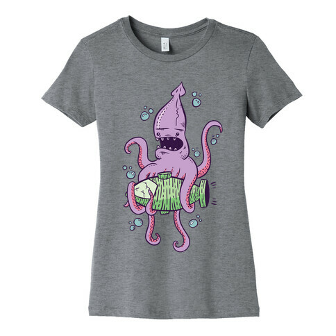 Squid Attack Womens T-Shirt