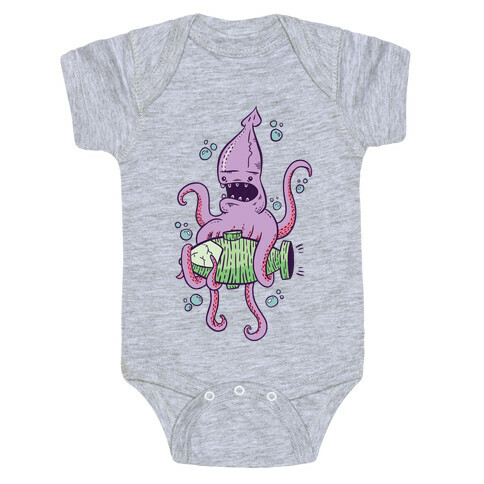 Squid Attack Baby One-Piece