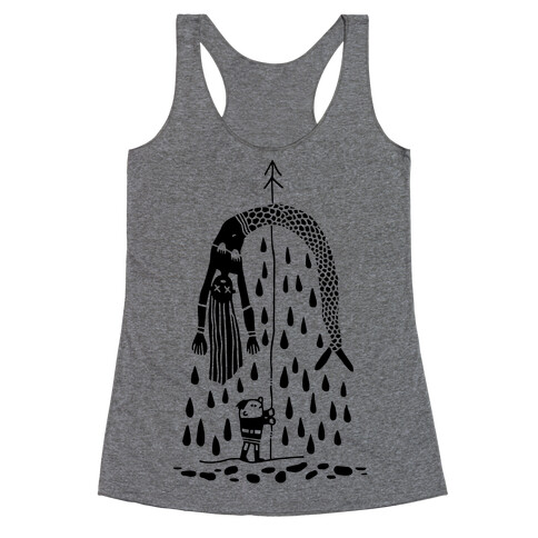 Mermaid Hunter Racerback Tank Top