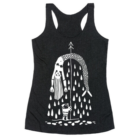 Mermaid Hunter Racerback Tank Top