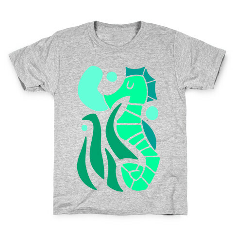 Bubbly Seahorse Kids T-Shirt
