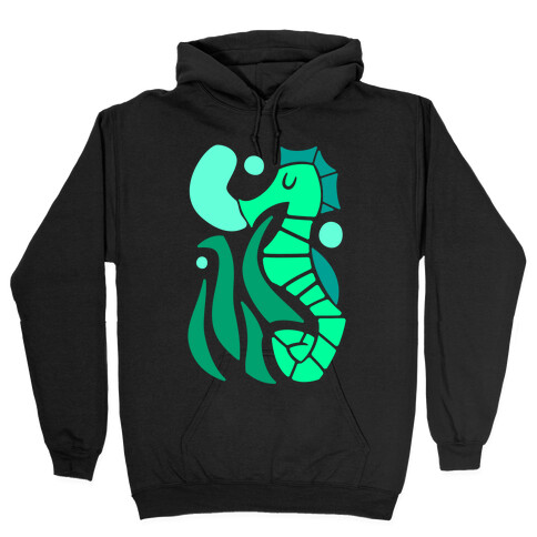 Bubbly Seahorse Hooded Sweatshirt