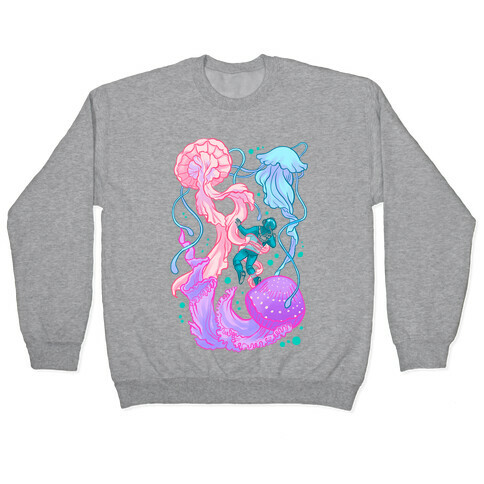 Deep Sea Diver & Jellyfish Pullover