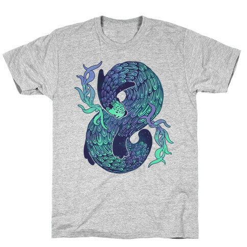 Swirling Wave Otter T-Shirt