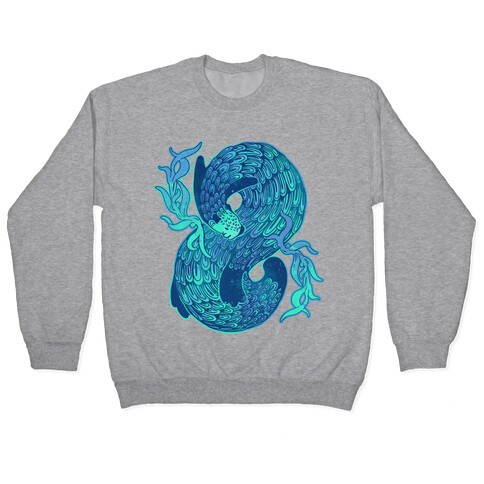 Swirling Wave Otter Pullover