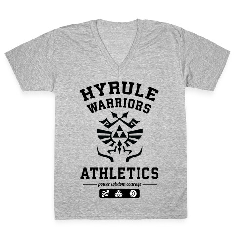 Hyrule Warriors Athletics V-Neck Tee Shirt