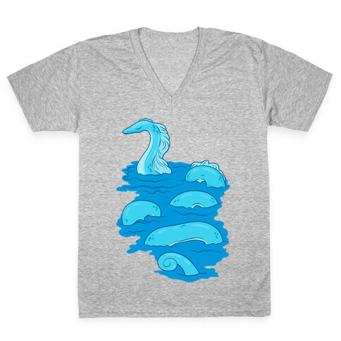Loch Ness Lagoon V-Neck Tee Shirt
