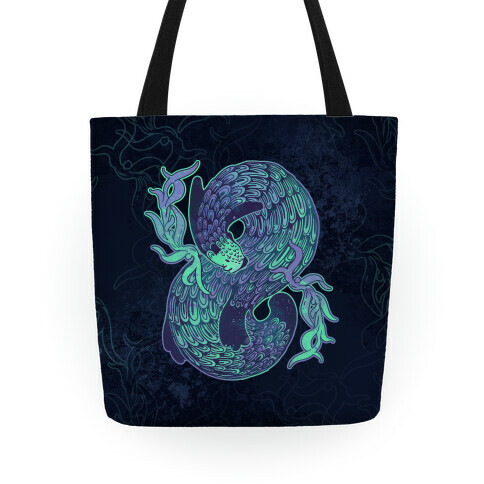 Swirling Wave Otter Tote