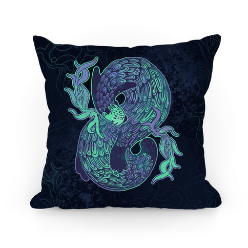Swirling Wave Otter Pillow