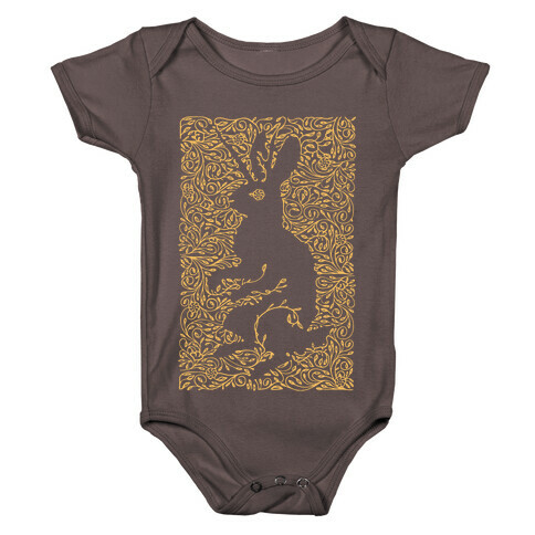 Hidden Jackalope Baby One-Piece