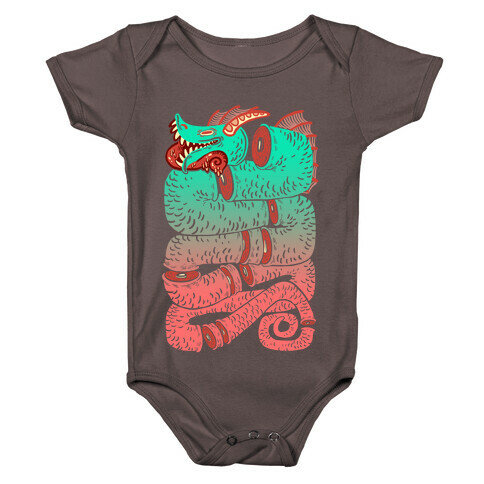 Sea Serpent Sections Baby One-Piece