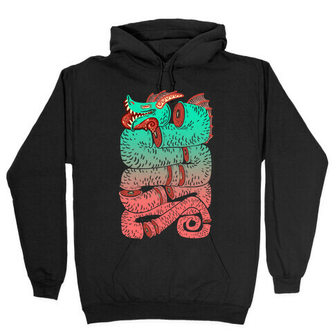 Sea Serpent Sections Hooded Sweatshirt