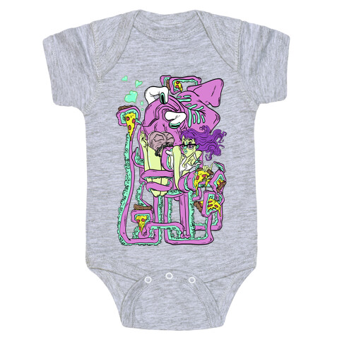 Deep Sea Pizza Party Baby One-Piece
