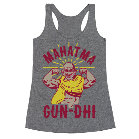 Mahatma Gun-dhi Racerback Tank Top