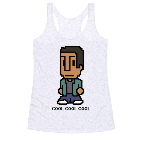 8-bit Abed Racerback Tank Top