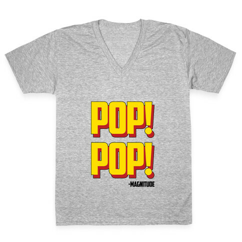 Pop! Pop! V-Neck Tee Shirt