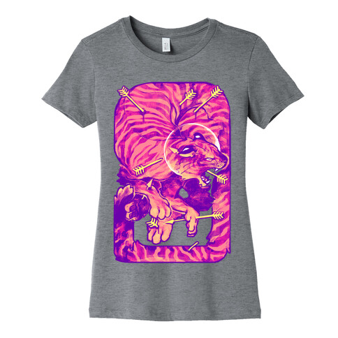 Saint Sebastian Tiger Womens T-Shirt