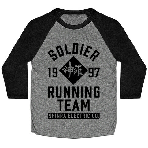 Soldier Running Team Baseball Tee