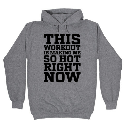 This Workout Is Making Me So Hot Right Now Hooded Sweatshirt