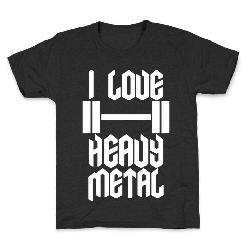 I Love Heavy Metal Kids T-Shirt