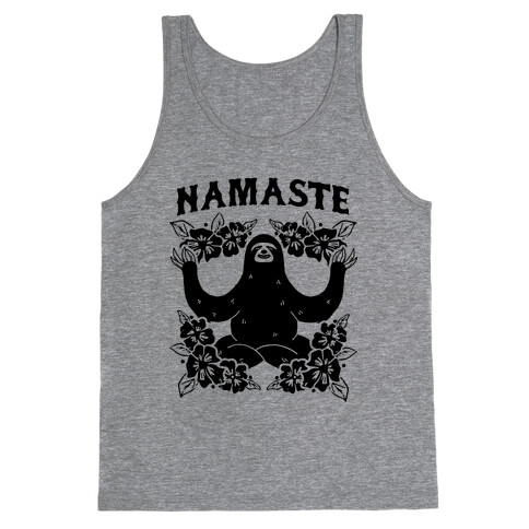 Namaste Sloth Tank Top