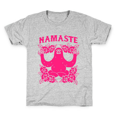 Namaste Sloth Kids T-Shirt