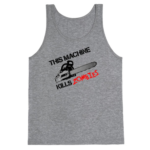 This Machine Kills Zombies Tank Top