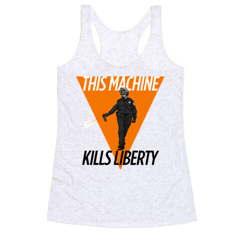 This Machine Kills Liberty Racerback Tank Top