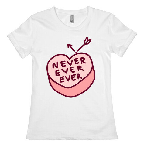 Never Ever Ever Womens T-Shirt