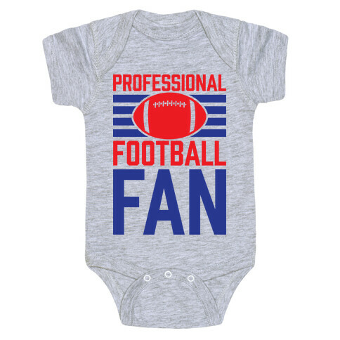 Professional Football Fan Baby One-Piece