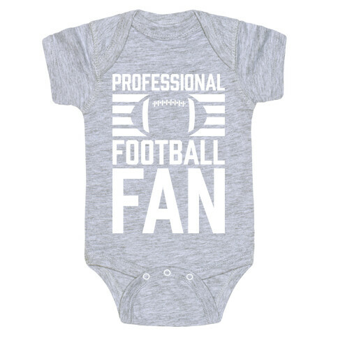 Professional Football Fan Baby One-Piece