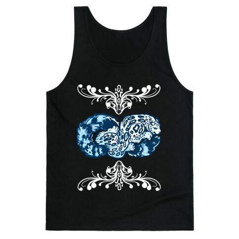 Infinity Snow Leopard Tank Top