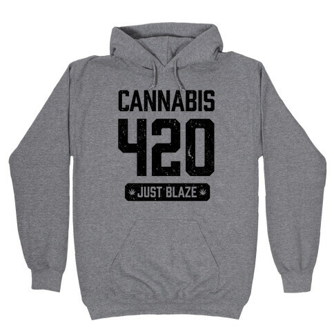 Cannabis 420 Varsity Hooded Sweatshirt