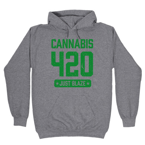 Cannabis 420 Varsity Hooded Sweatshirt