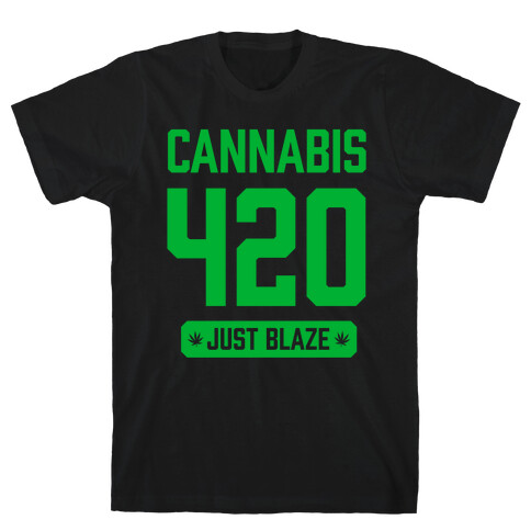 Cannabis 420 Varsity T-Shirt