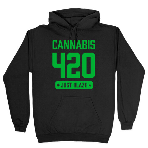 Cannabis 420 Varsity Hooded Sweatshirt