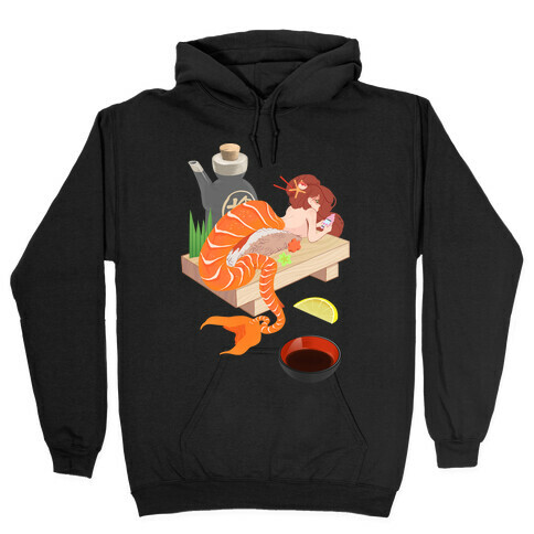 Mermaid Sushi Hooded Sweatshirt