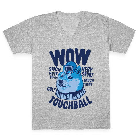 Sports Doge V-Neck Tee Shirt
