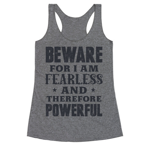 Fearless and Powerful Racerback Tank Top