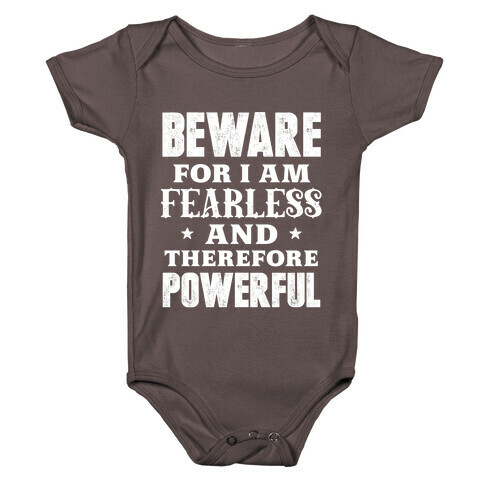 Fearless and Powerful Baby One-Piece
