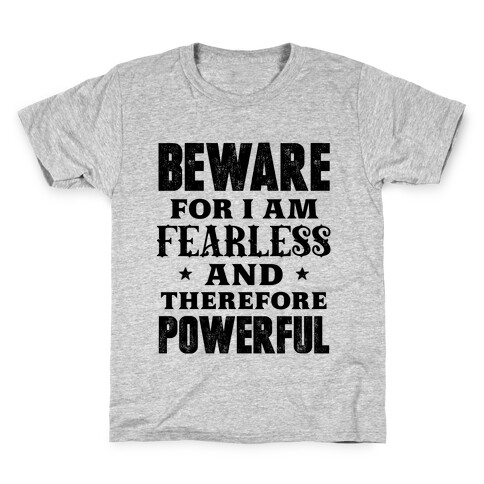 Fearless and Powerful Kids T-Shirt