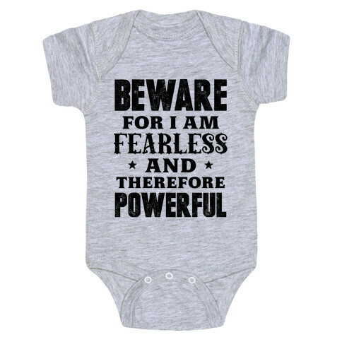Fearless and Powerful Baby One-Piece