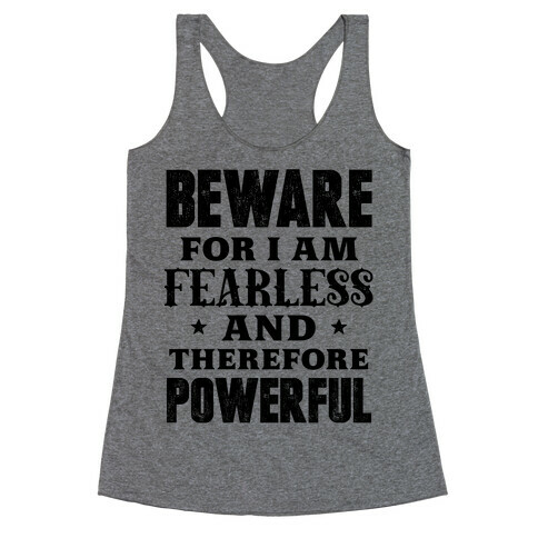 Fearless and Powerful Racerback Tank Top