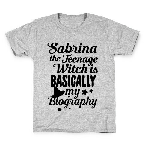 Sabrina The Teenage Witch is My Biography Kids T-Shirt