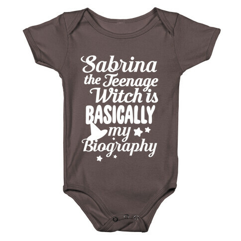 Sabrina The Teenage Witch is My Biography Baby One-Piece