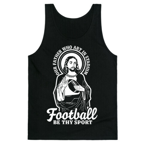 Football Jesus Tank Top