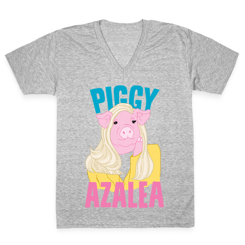 Piggy Azalea V-Neck Tee Shirt