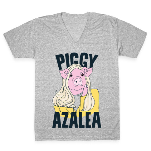 Piggy Azalea V-Neck Tee Shirt