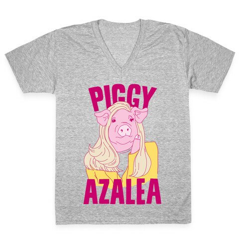 Piggy Azalea V-Neck Tee Shirt