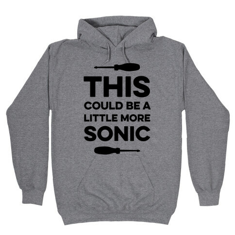 This Could Be A Little More Sonic Hooded Sweatshirt